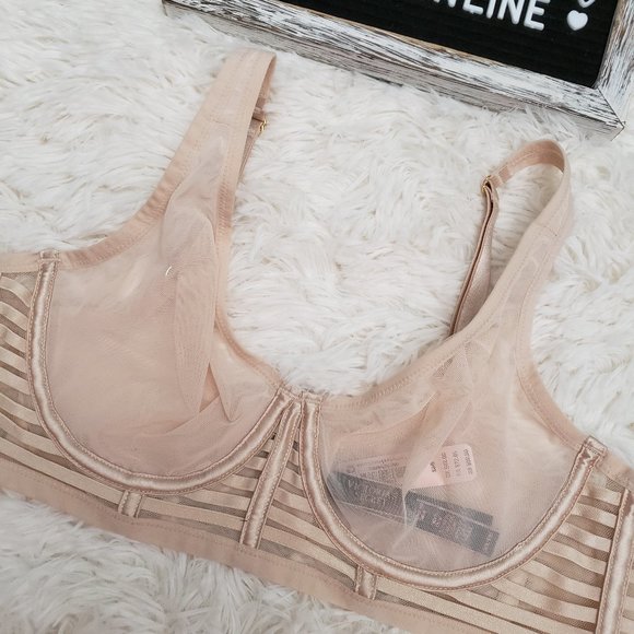 Victoria's Secret Other - Victoria's Secret Unlined Mesh Plunge Bra